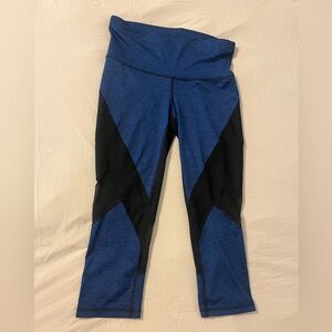 Black and blue leggings